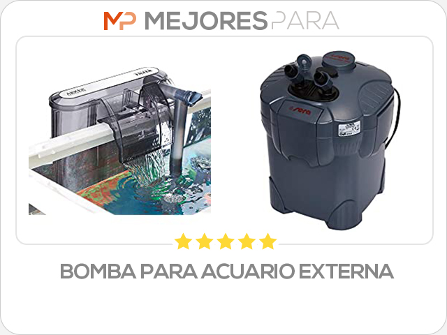 bomba para acuario externa