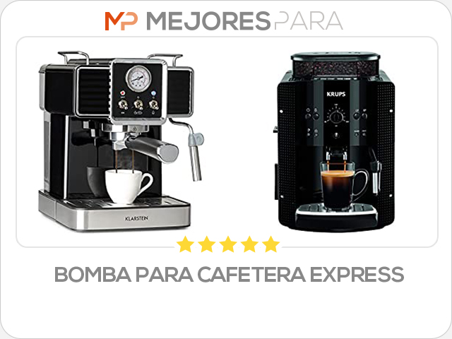 bomba para cafetera express