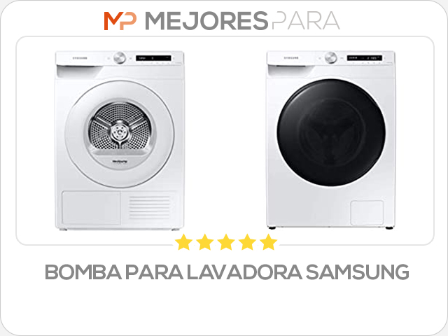 bomba para lavadora samsung