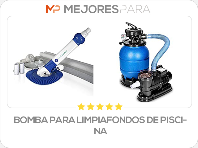 bomba para limpiafondos de piscina