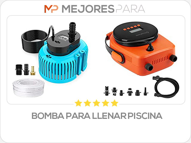 bomba para llenar piscina