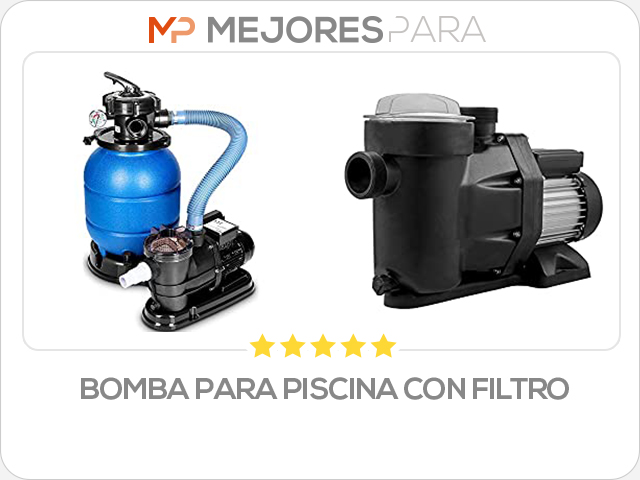 bomba para piscina con filtro