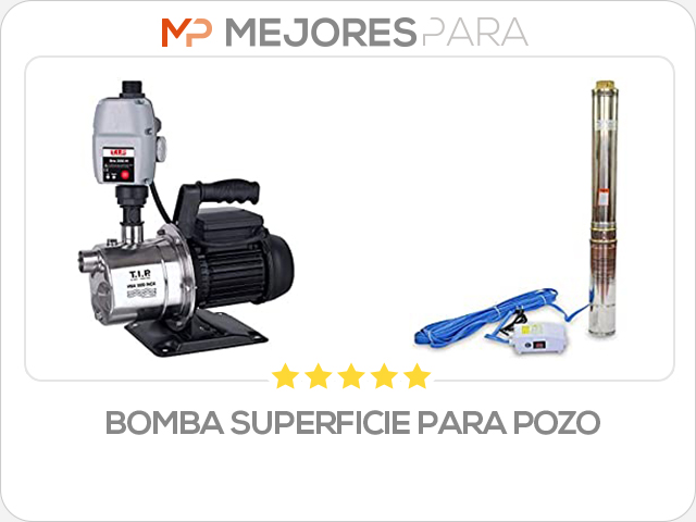 bomba superficie para pozo