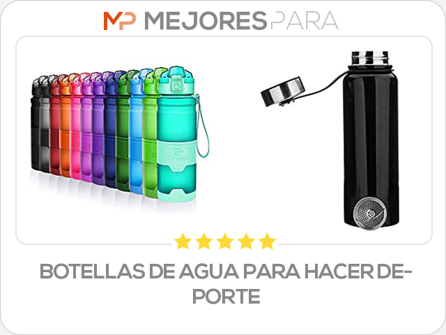 botellas de agua para hacer deporte