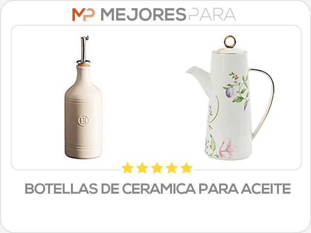 botellas de ceramica para aceite