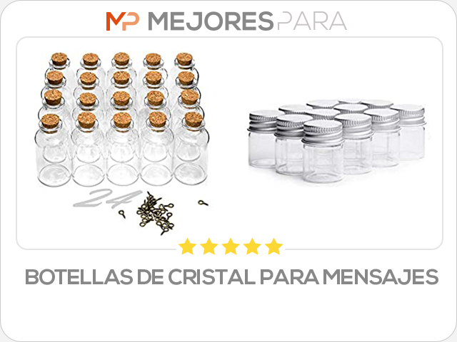 botellas de cristal para mensajes