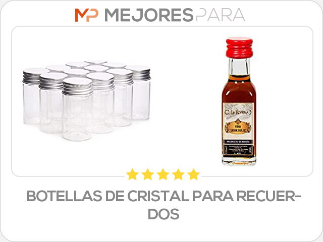 botellas de cristal para recuerdos