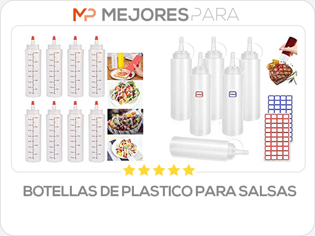 botellas de plastico para salsas