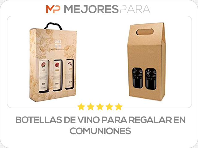 botellas de vino para regalar en comuniones