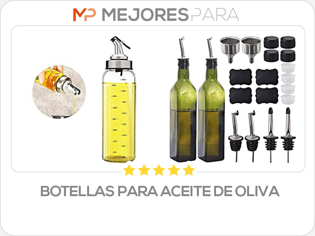 botellas para aceite de oliva