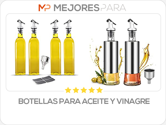 botellas para aceite y vinagre