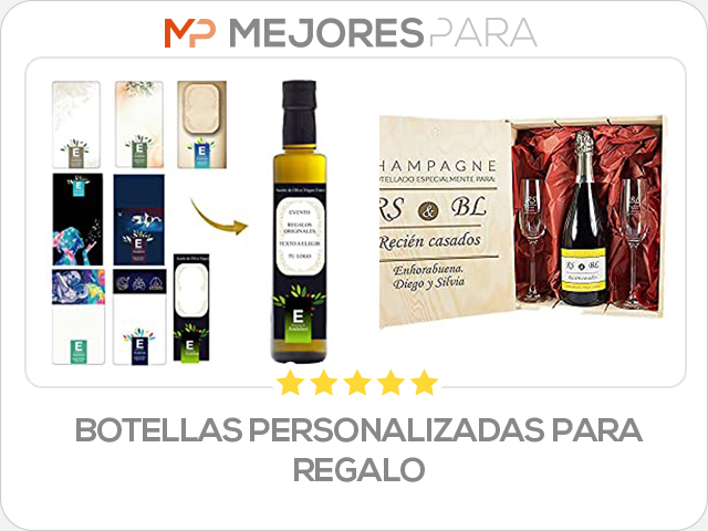 botellas personalizadas para regalo