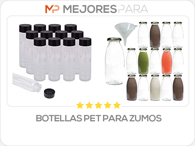 botellas pet para zumos