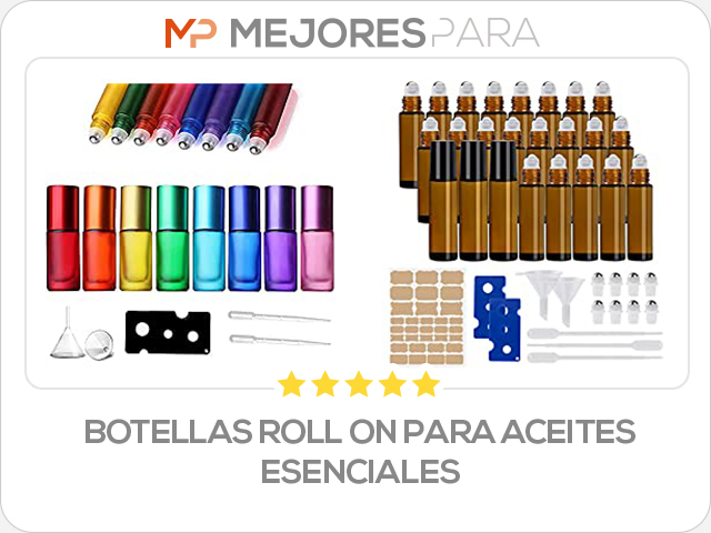 botellas roll on para aceites esenciales