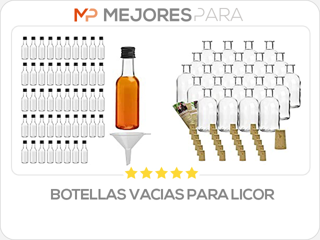 botellas vacias para licor