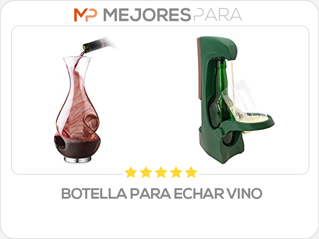 botella para echar vino