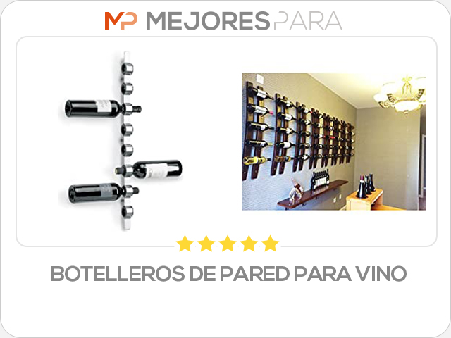 botelleros de pared para vino