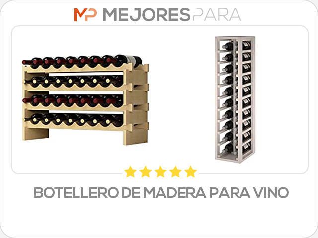 botellero de madera para vino