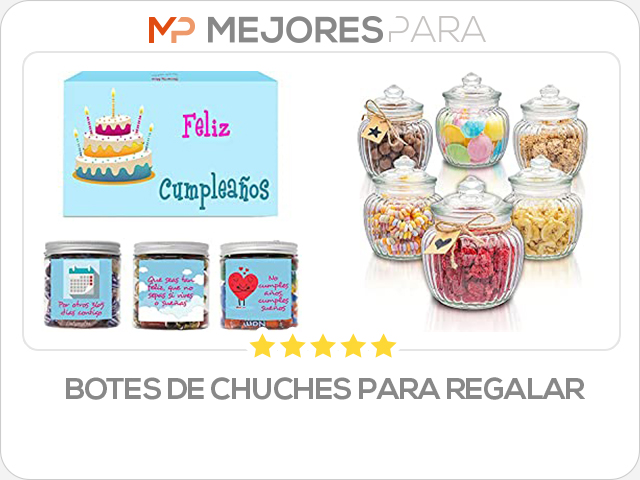 botes de chuches para regalar