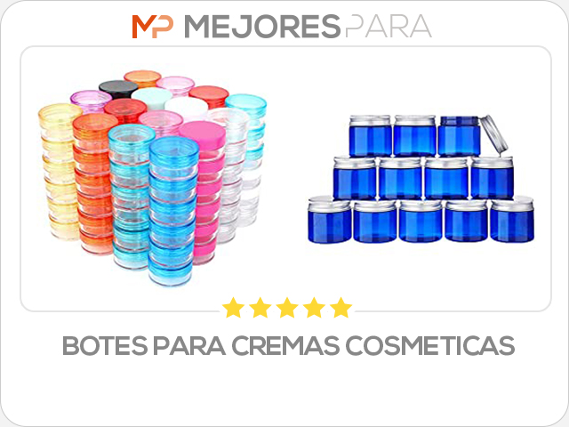 botes para cremas cosmeticas