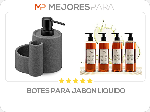 botes para jabon liquido