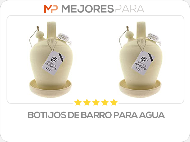 botijos de barro para agua