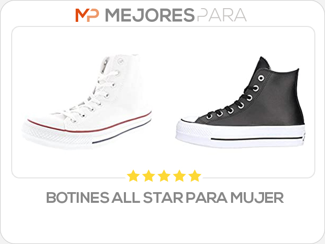 botines all star para mujer