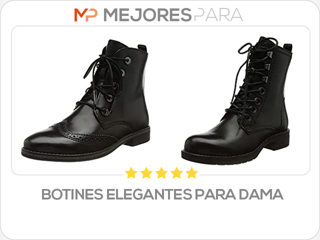 botines elegantes para dama