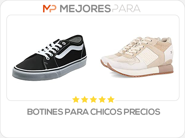 botines para chicos precios