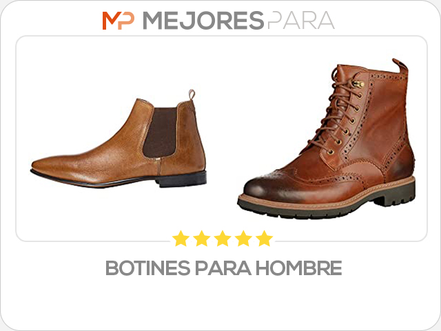 botines para hombre