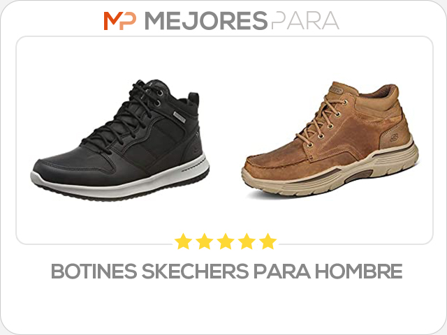 botines skechers para hombre