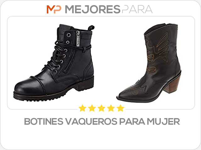 botines vaqueros para mujer