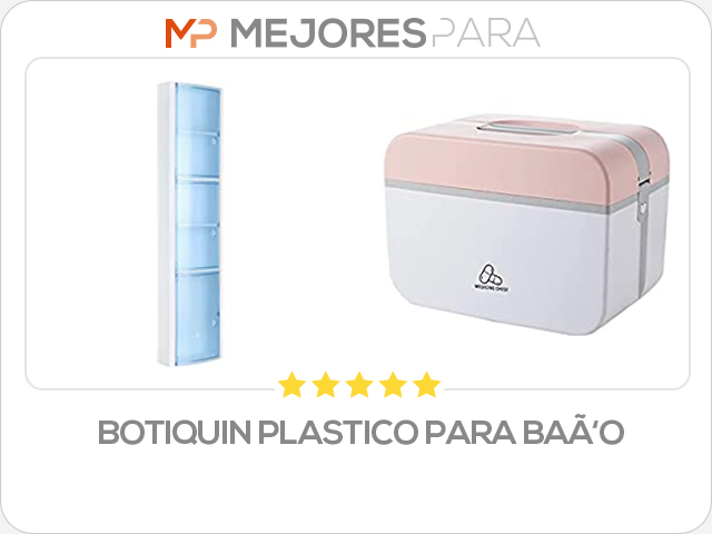 botiquin plastico para baño