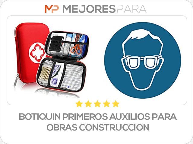 botiquin primeros auxilios para obras construccion