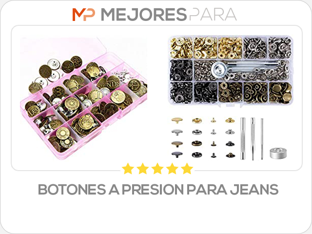 botones a presion para jeans