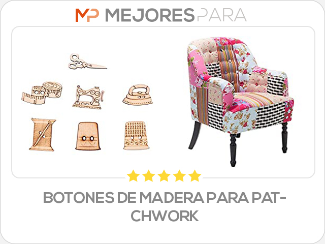 botones de madera para patchwork