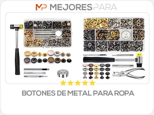 botones de metal para ropa