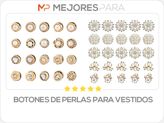 botones de perlas para vestidos