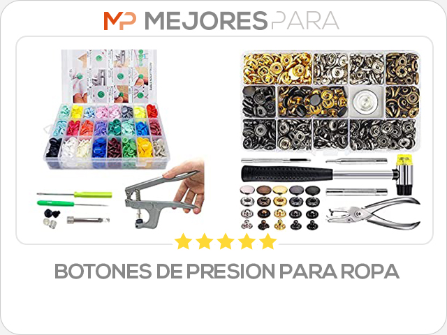 botones de presion para ropa