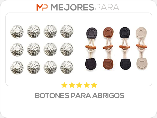 botones para abrigos