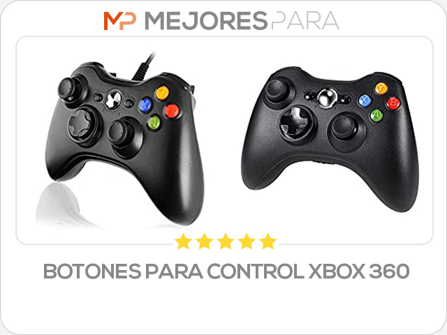 botones para control xbox 360