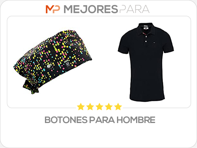 botones para hombre