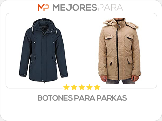 botones para parkas