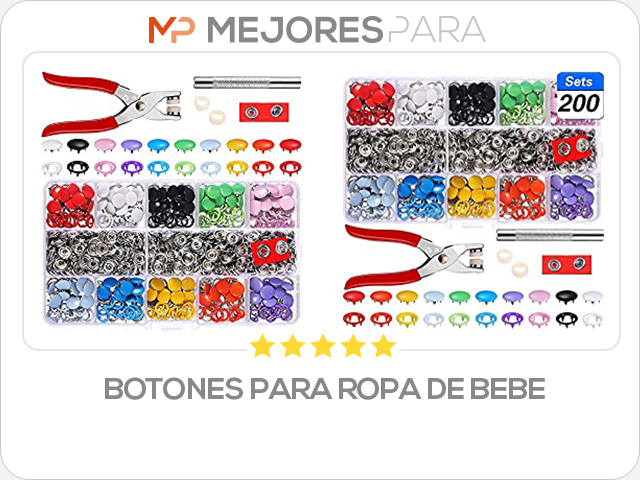 botones para ropa de bebe