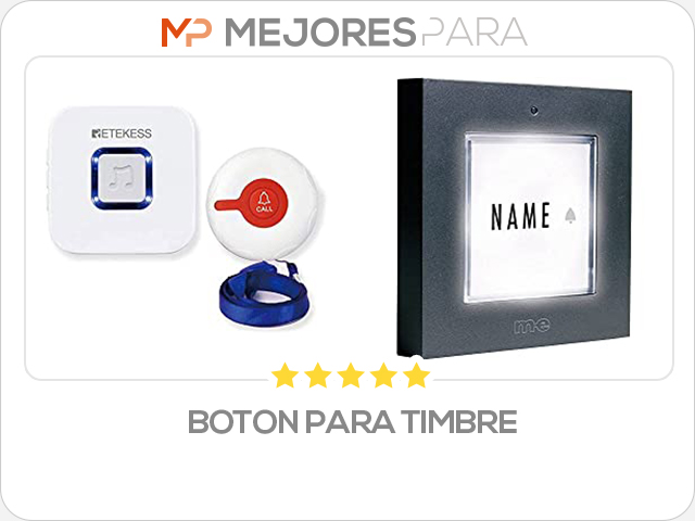 boton para timbre