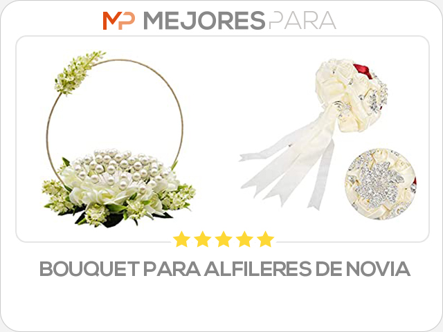 bouquet para alfileres de novia