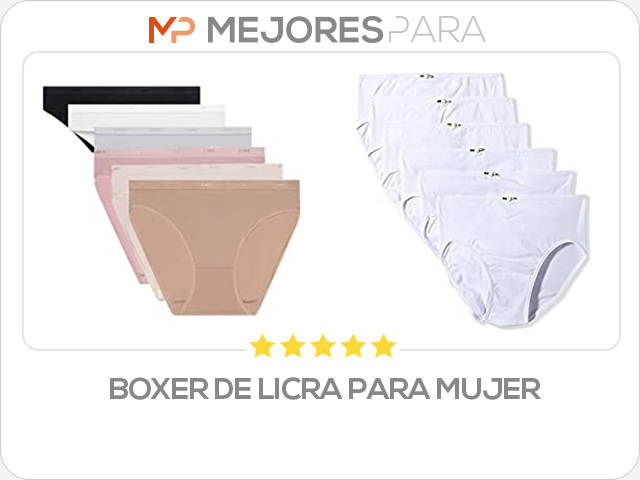 boxer de licra para mujer