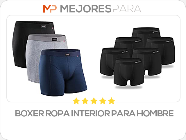 boxer ropa interior para hombre