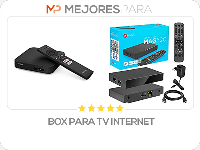 box para tv internet