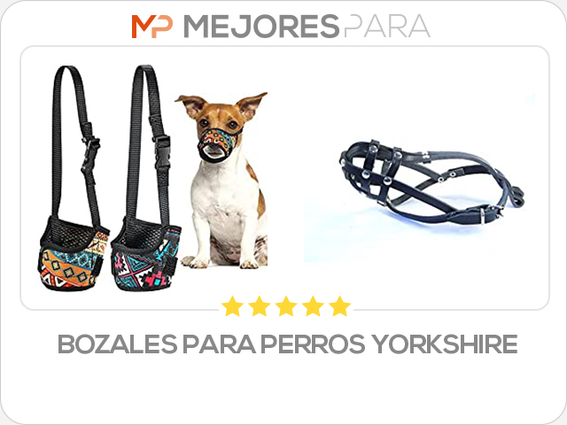 bozales para perros yorkshire